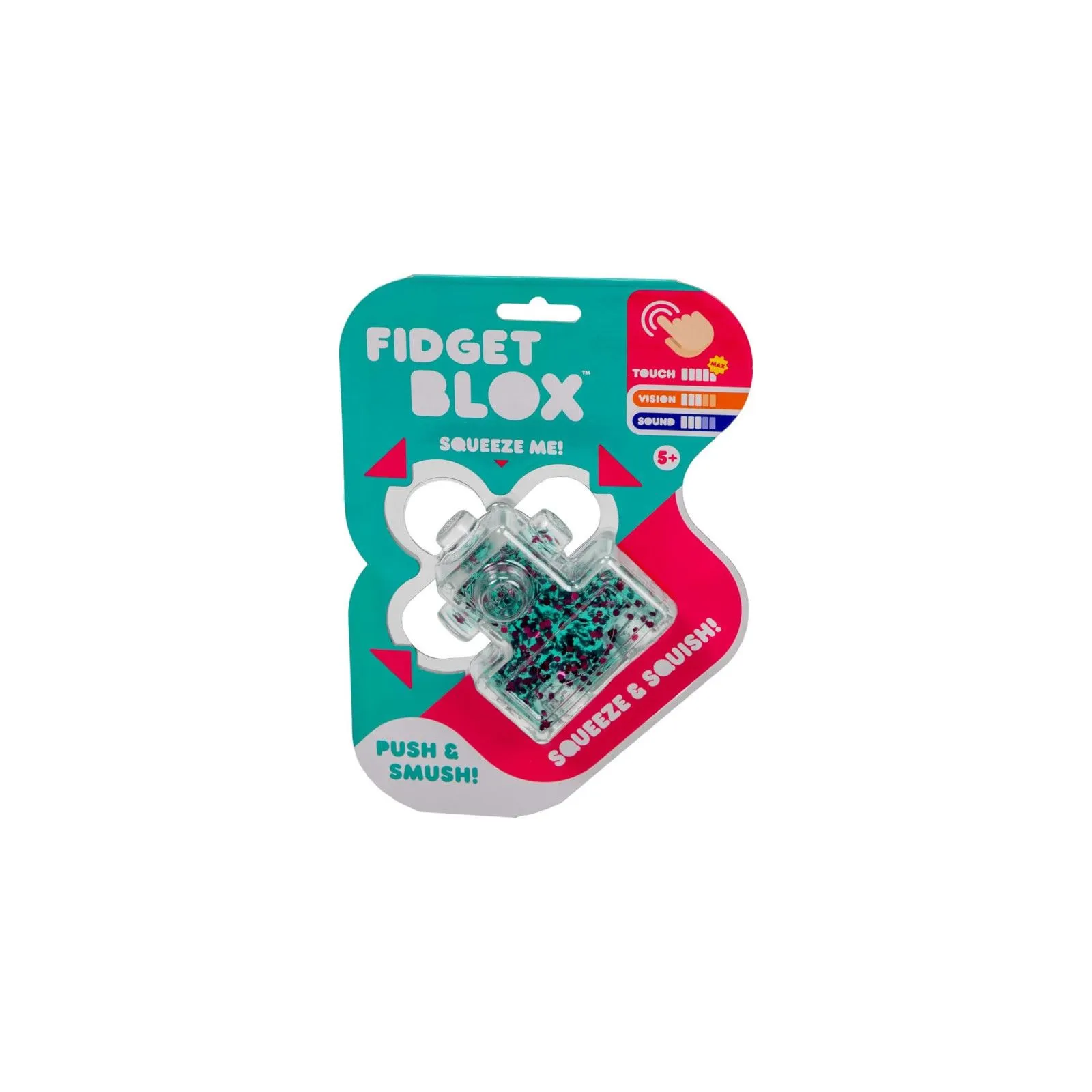 Goliath Fidget Blox Touch - turquoise – vue 1 – Fidget