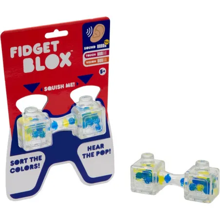 Goliath Fidget Blox - Sound - yellow and blue – vue 1 – Fidget