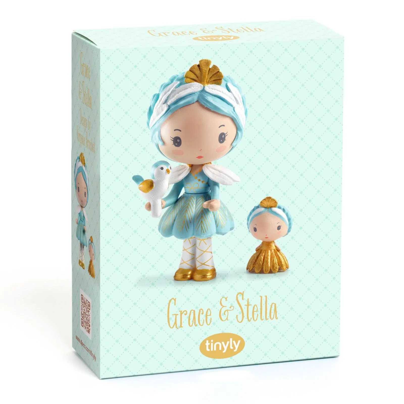 Djeco Tinyly - Grace & Stella – vue 1 – Figurines Tinyly et Arty Toys