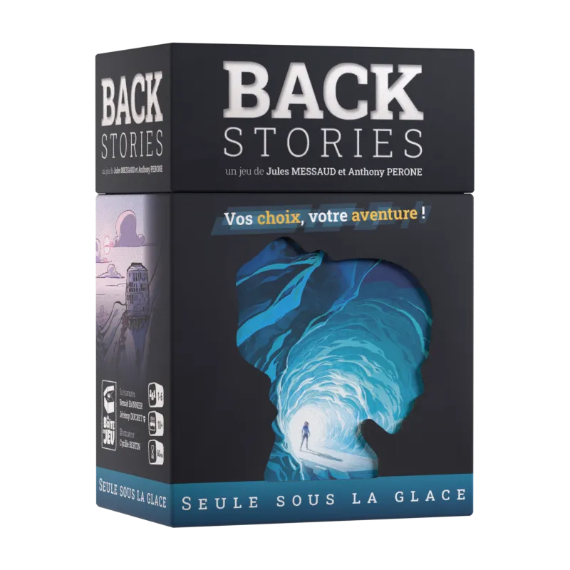 La boîte de jeu Back Stories - Seule sous la glace – vue 1 – Escape Game
