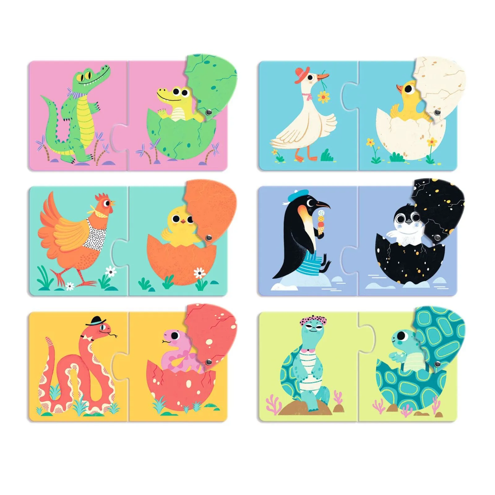 Djeco Puzzle Duo Articulo Dans l'oeuf – vue 4 – Puzzles