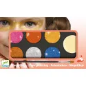 Djeco Palette 6 colours - Metallic – vue 1 – Makeup and cosmetics for children