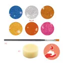 Djeco Palette 6 colours - Metallic – vue 2 – Makeup and cosmetics for children