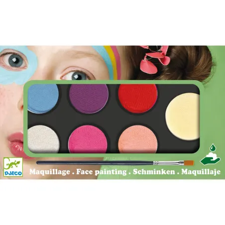 Djeco Palette 6 couleurs - Sweet – vue 1 – Maquillage et cosmétique pour enfants