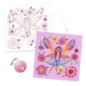 Djeco 4 Shiny colouring - Small wings – vue 3 – Creative Kits