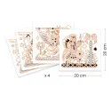 Djeco 4 coloriages brillants - Guerriers animaux – vue 4 – Kits Créatifs