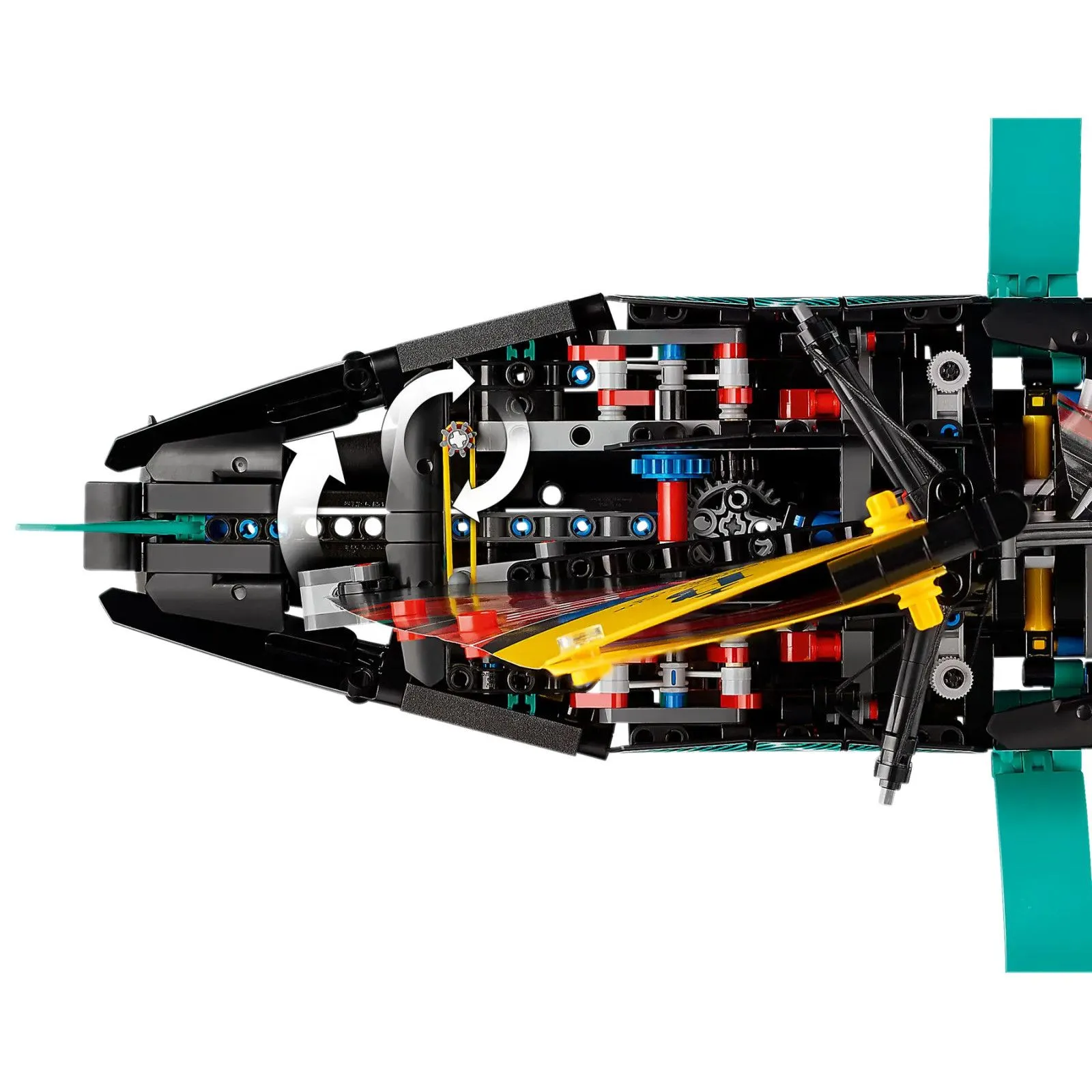 Lego [Technic] Emirates Team New Zealand AC75 Yacht – vue 5 – Lego and Duplo