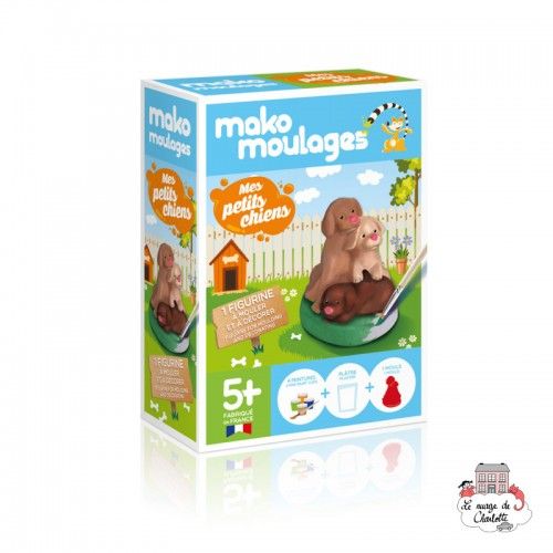 mako moulages - My little puppies - MAK-39046 - Mako Créations - Plaster casts - Le Nuage de Charlotte