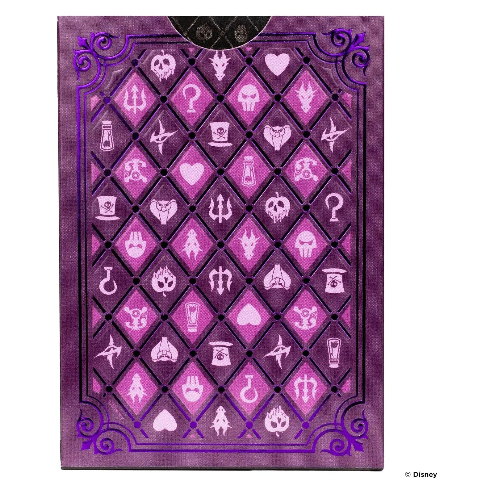 United States Playing Card Company Bicycle -  Disney Villains - mauve – vue 2 – Jeux de societe