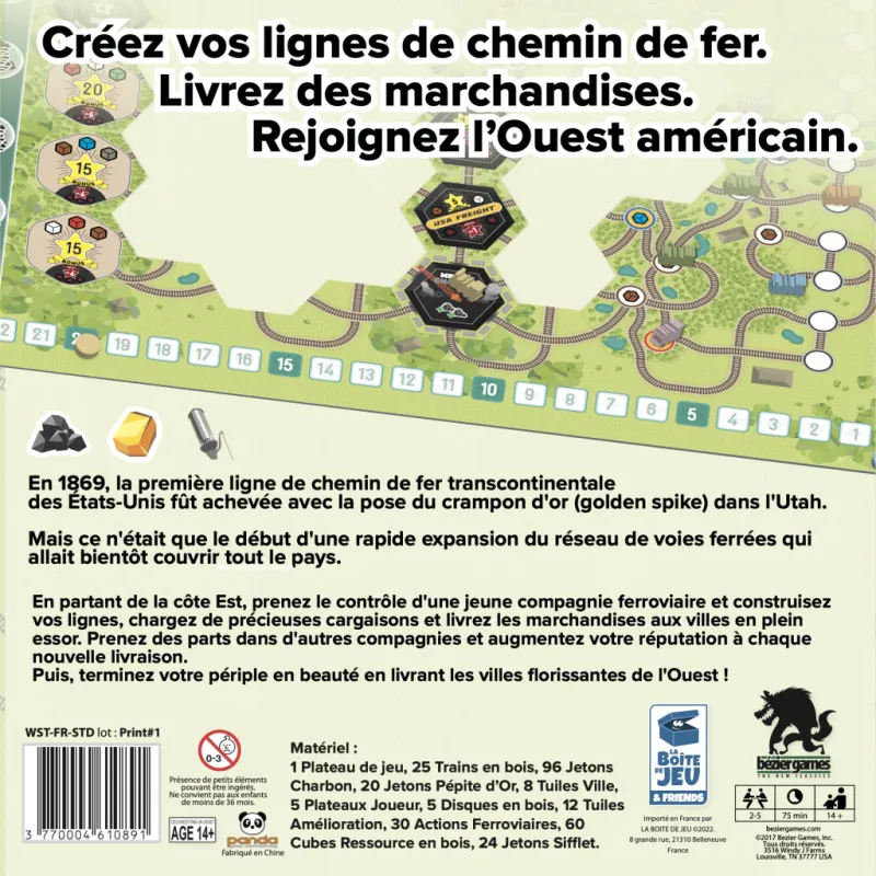 La boîte de jeu Whistle Stop – vue 4 – Board Games
