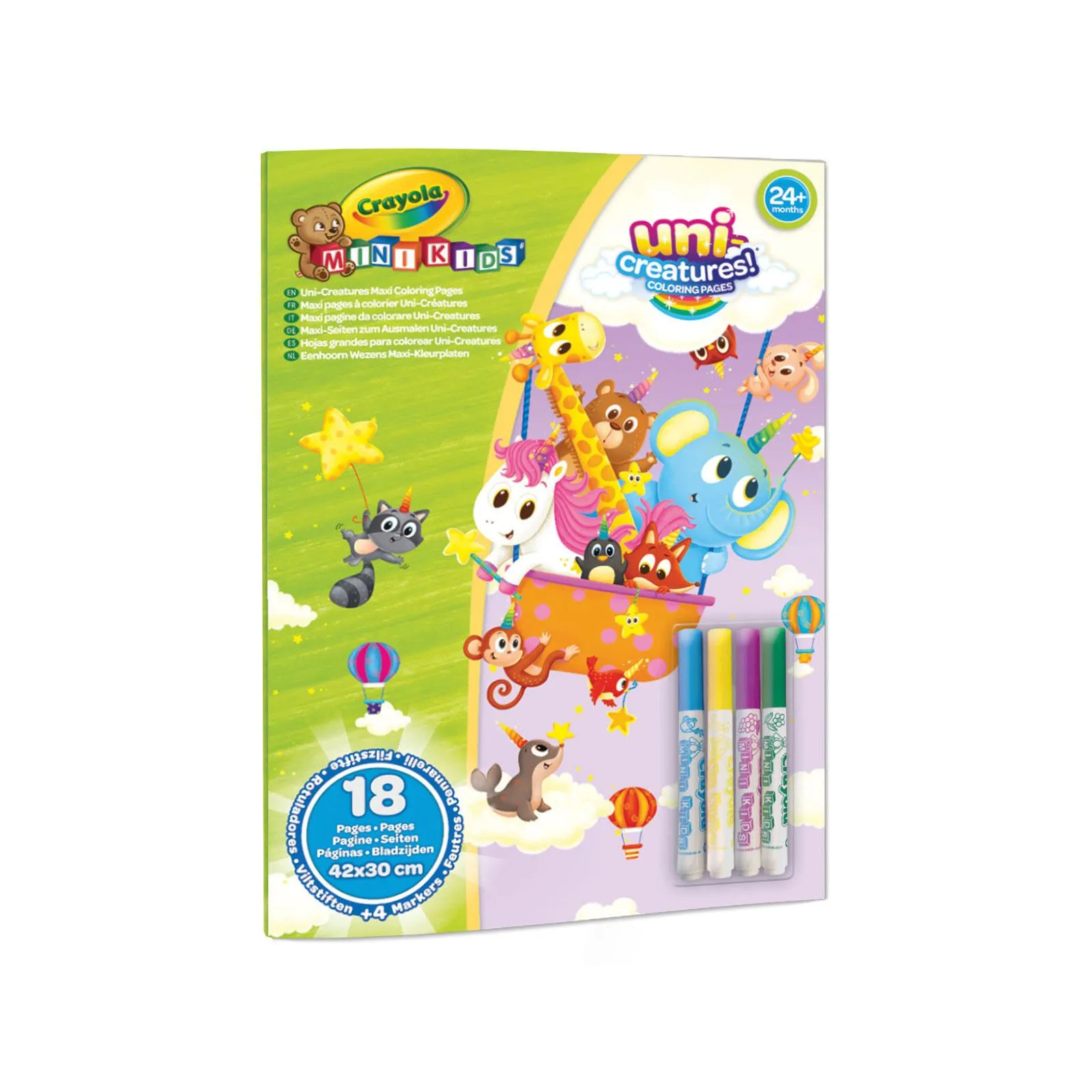 Crayola Crayola Minikids - Livre de coloriage "Uni-creatures!" – vue 1 – Papeterie créative