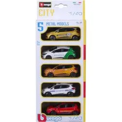 Burago Burago City - 5 metal models (A) – vue 1 – Voitures, camions, etc.