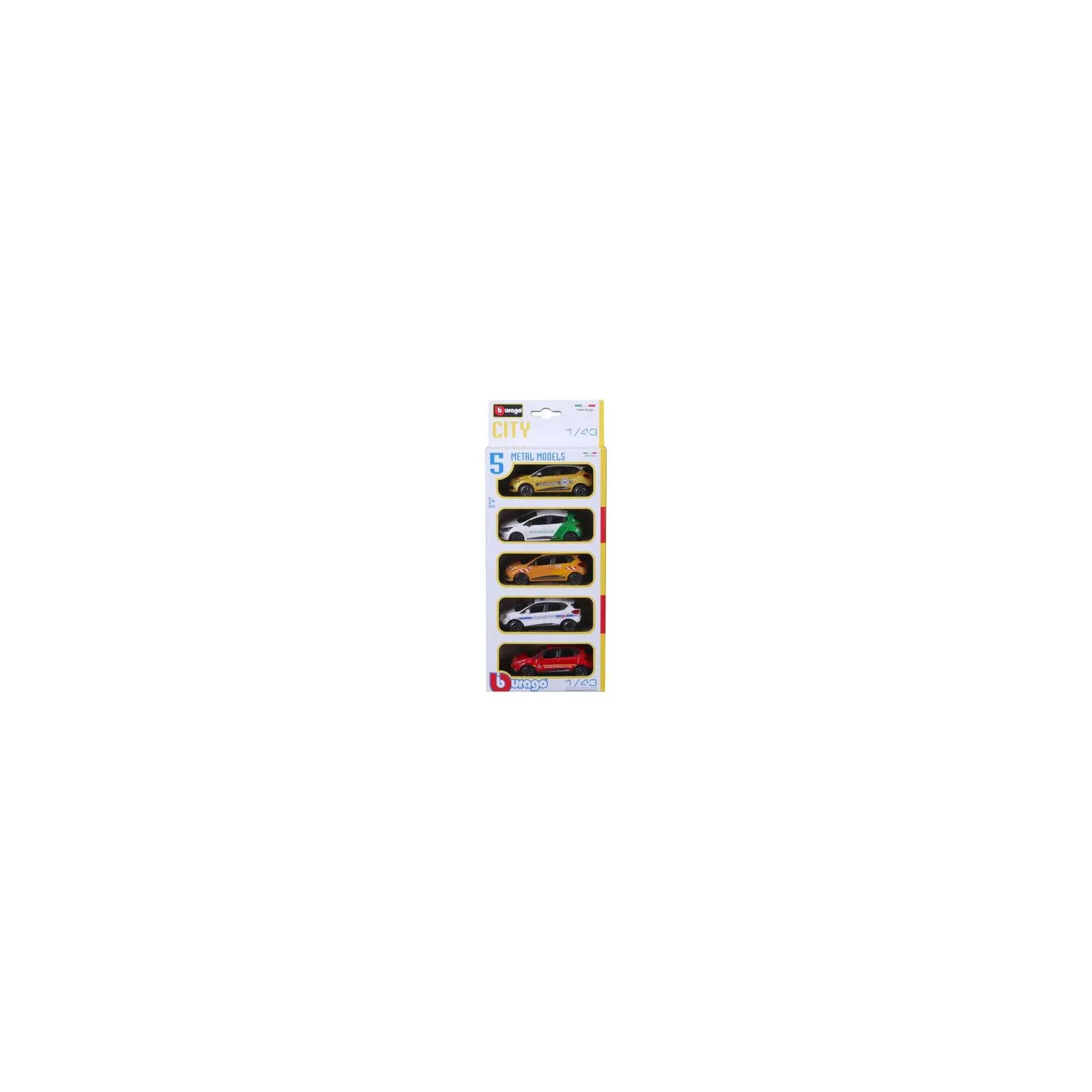 Burago Burago City - 5 metal models (A) – vue 1 – Voitures, camions, etc.