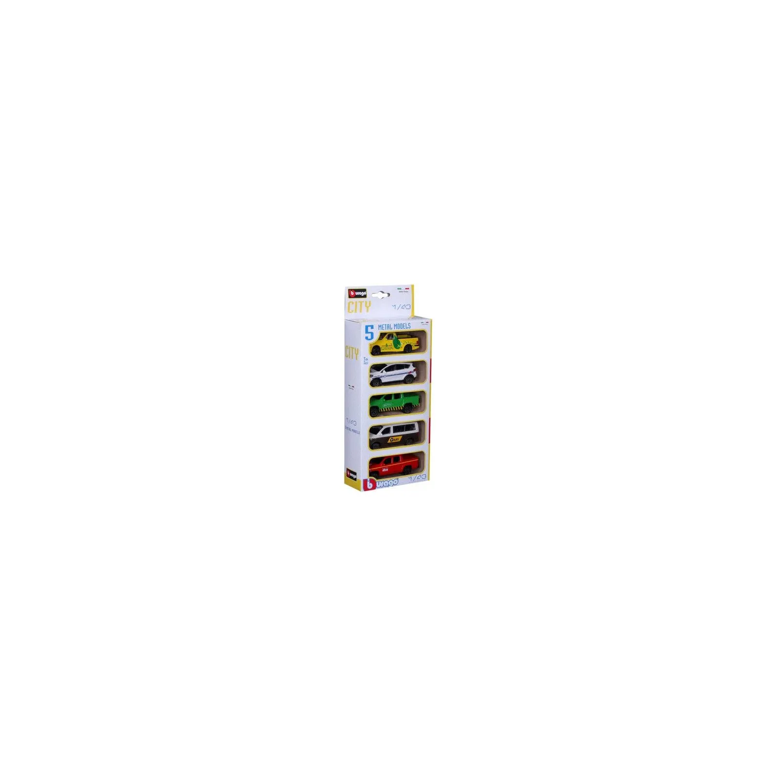 Burago Burago City - 5 metal models (B) – vue 1 – Voitures, camions, etc.