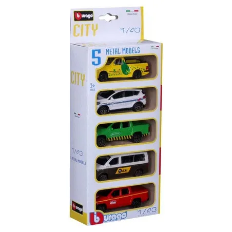 Burago Burago City - 5 metal models (B) – vue 1 – Voitures, camions, etc.