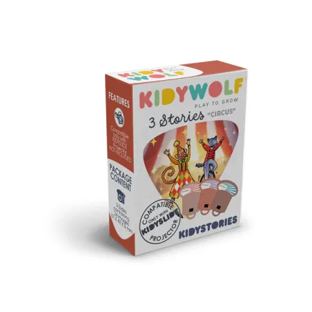 Kidywolf KIDYSTORIES - Stories for KIDYSLIDE - Circus – vue 1 – Story lamps