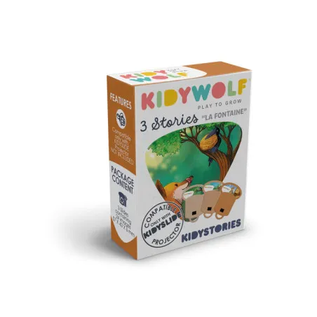Kidywolf KIDYSTORIES - Stories for KIDYSLIDE - La Fontaine – vue 1 – Story lamps
