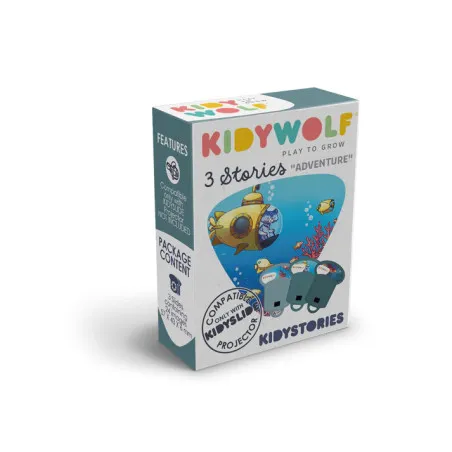 Kidywolf KIDYSTORIES - Histoires pour KIDYSLIDE - Aventures – vue 1 – Lampes à histoire