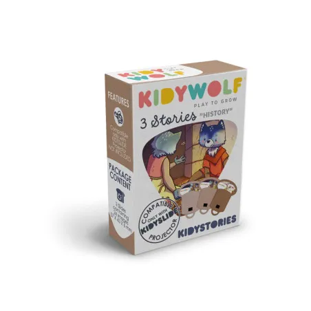 Kidywolf KIDYSTORIES - Histoires pour KIDYSLIDE - Histoire – vue 1 – Lampes à histoire