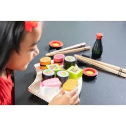 New Classic Toys Set Sushi – vue 5 – Epicerie