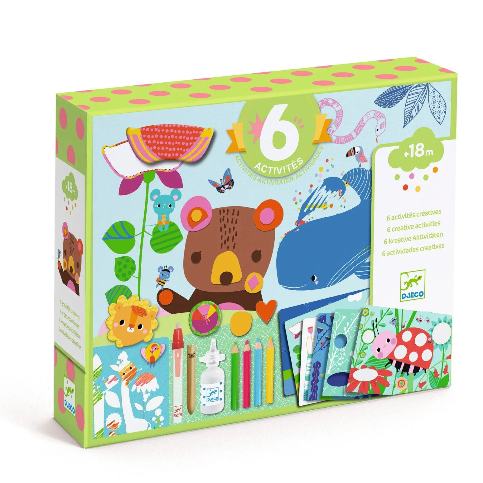Djeco 6 Activités Créatives - La souris et ses amis – vue 2 – Kits Créatifs