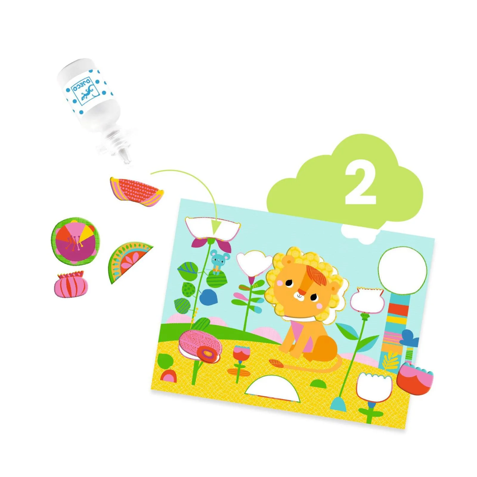 Djeco 6 Creative Activities - The mouse and his friends – vue 4 – Creative Kits