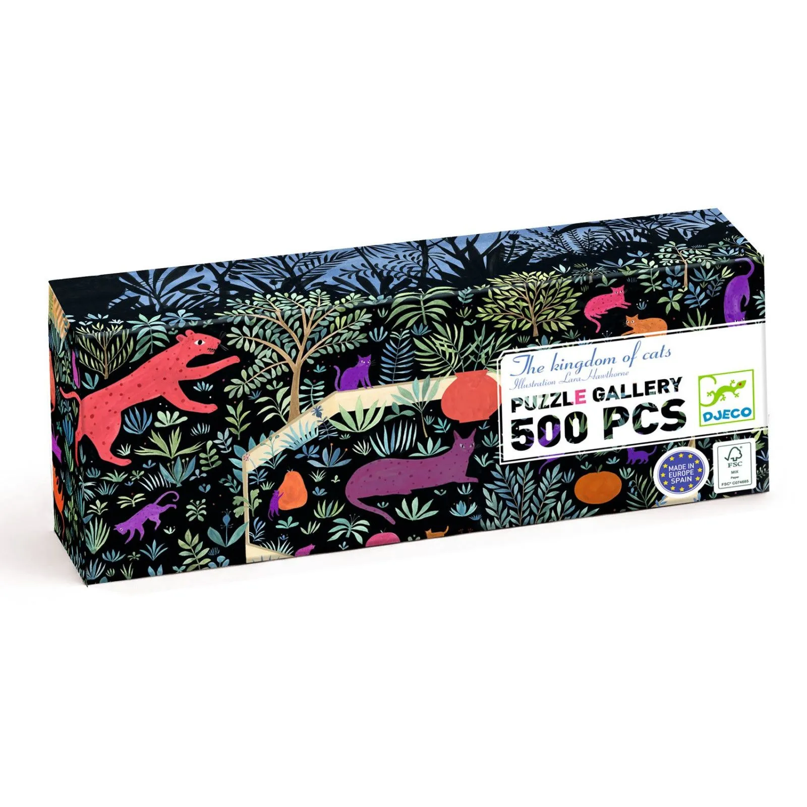 Djeco Puzzle Gallery - The kingdom of cats [500] – vue 1 – Puzzles