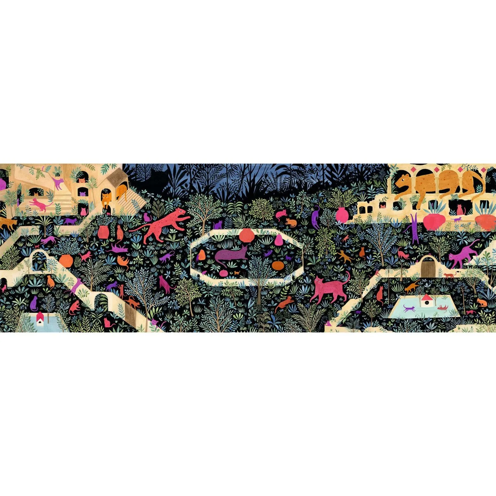 Djeco Puzzle Gallery - The kingdom of cats [500] – vue 2 – Puzzles