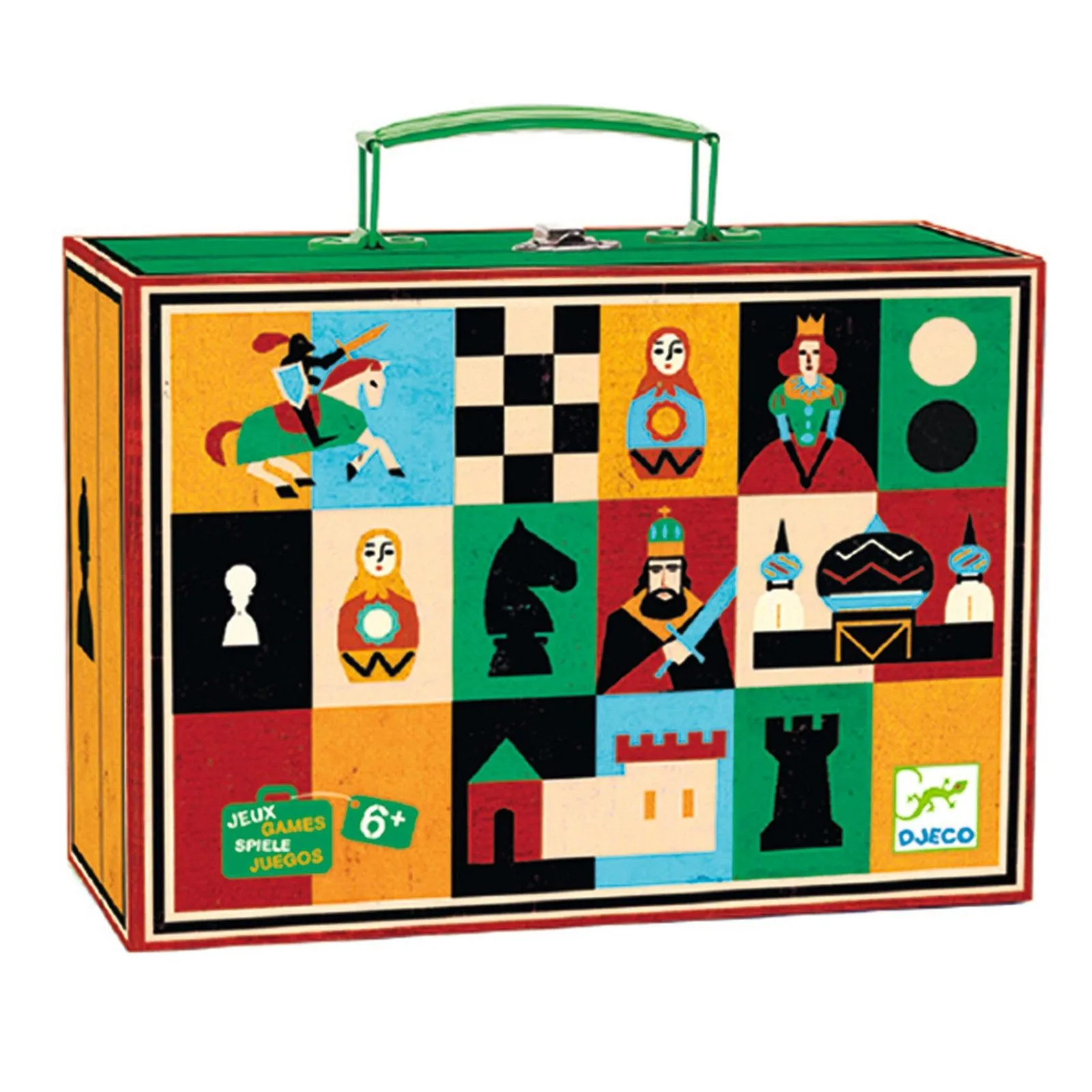 Djeco Nomad Chess and checkers – vue 1 – Board Games