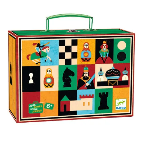 Djeco Nomad Chess and checkers – vue 1 – Board Games