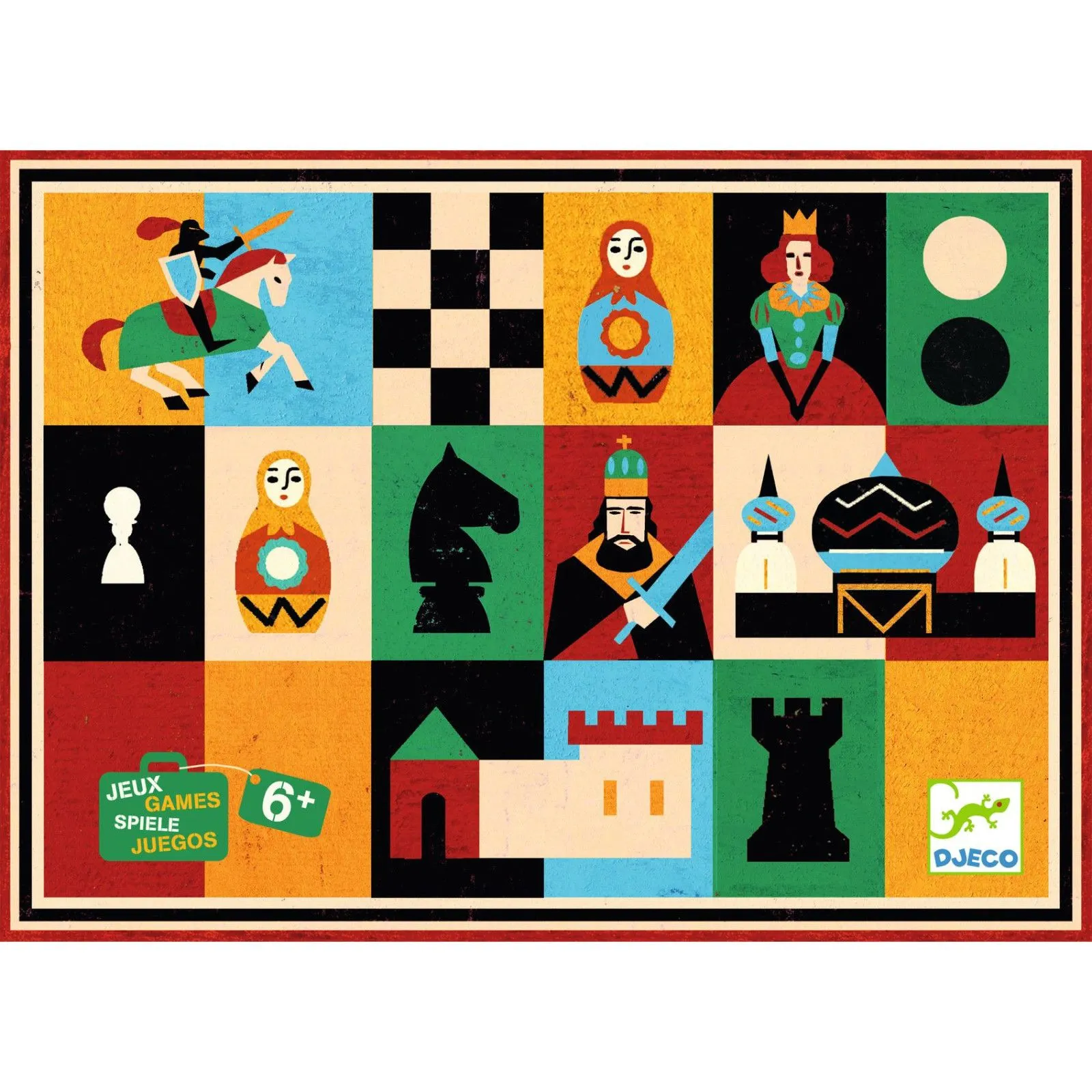 Djeco Echecs et Dames – vue 3 – Jeux de societe