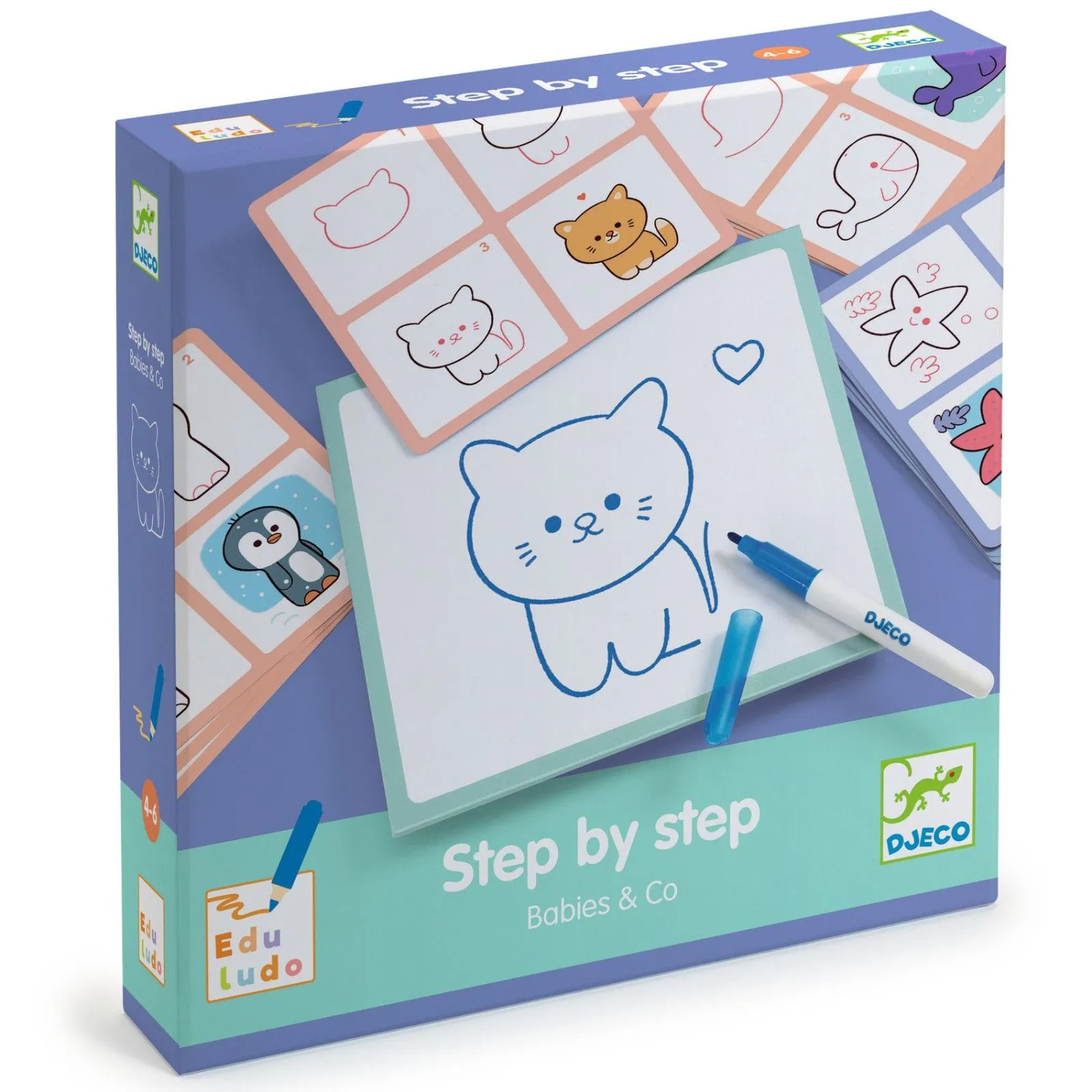 Djeco Step by step Babies & Co – vue 1 – Peinture & dessin
