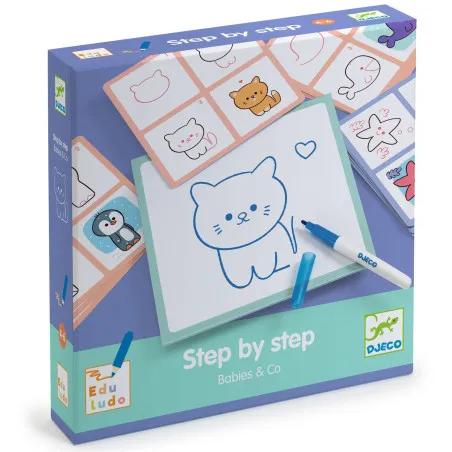 Djeco Step by step Babies & Co – vue 1 – Peinture & dessin