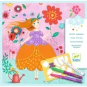 Djeco Feutres Magiques - Les jolies robes de Marie – vue 2 – Kits Créatifs