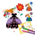 Djeco Feutres Magiques - Les jolies robes de Marie – vue 3 – Kits Créatifs