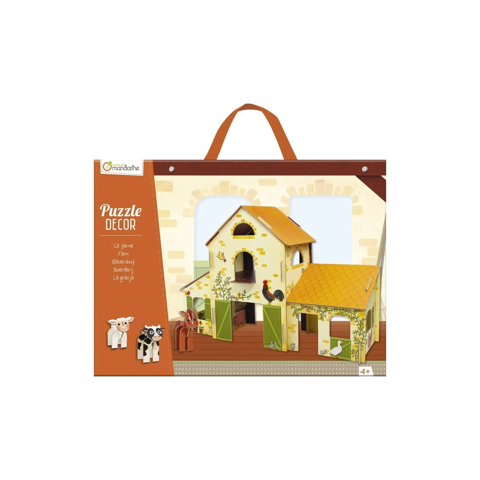 Avenue Mandarine Puzzle Decor - La ferme – vue 3 – Kits Créatifs