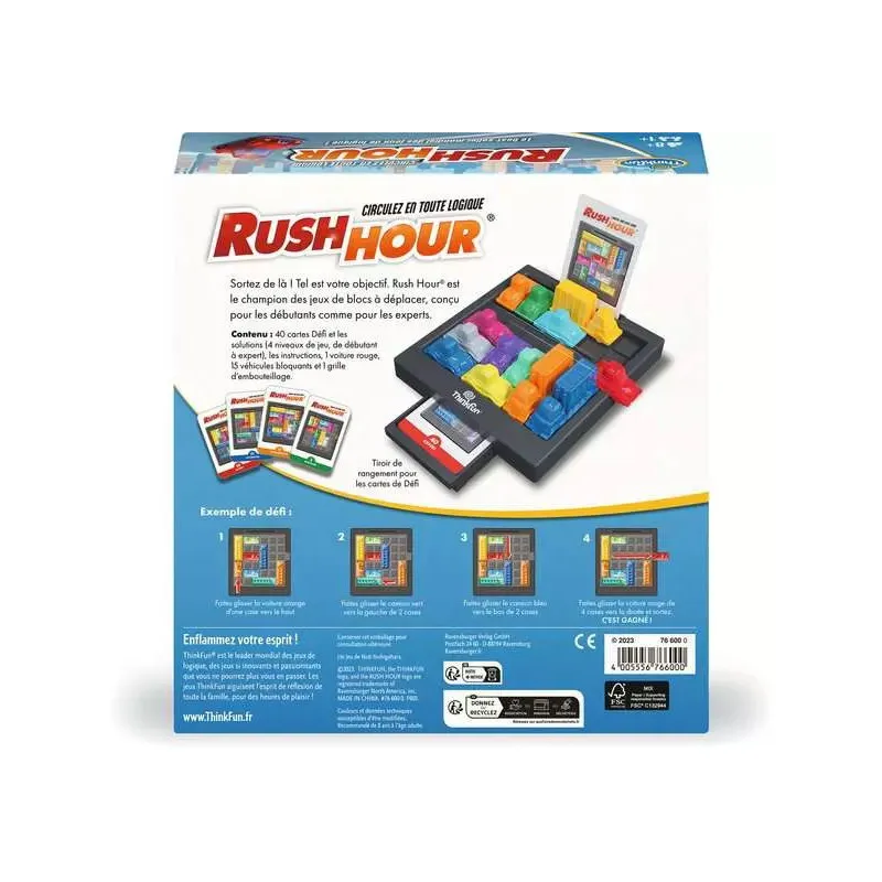 ThinkFun Rush Hour – vue 3 – Single player games