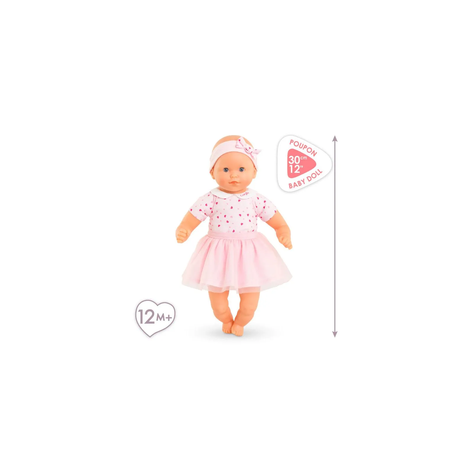 Corolle Mon Adorable Petit Poupon Coeurs – vue 5 – Poupées Corolle
