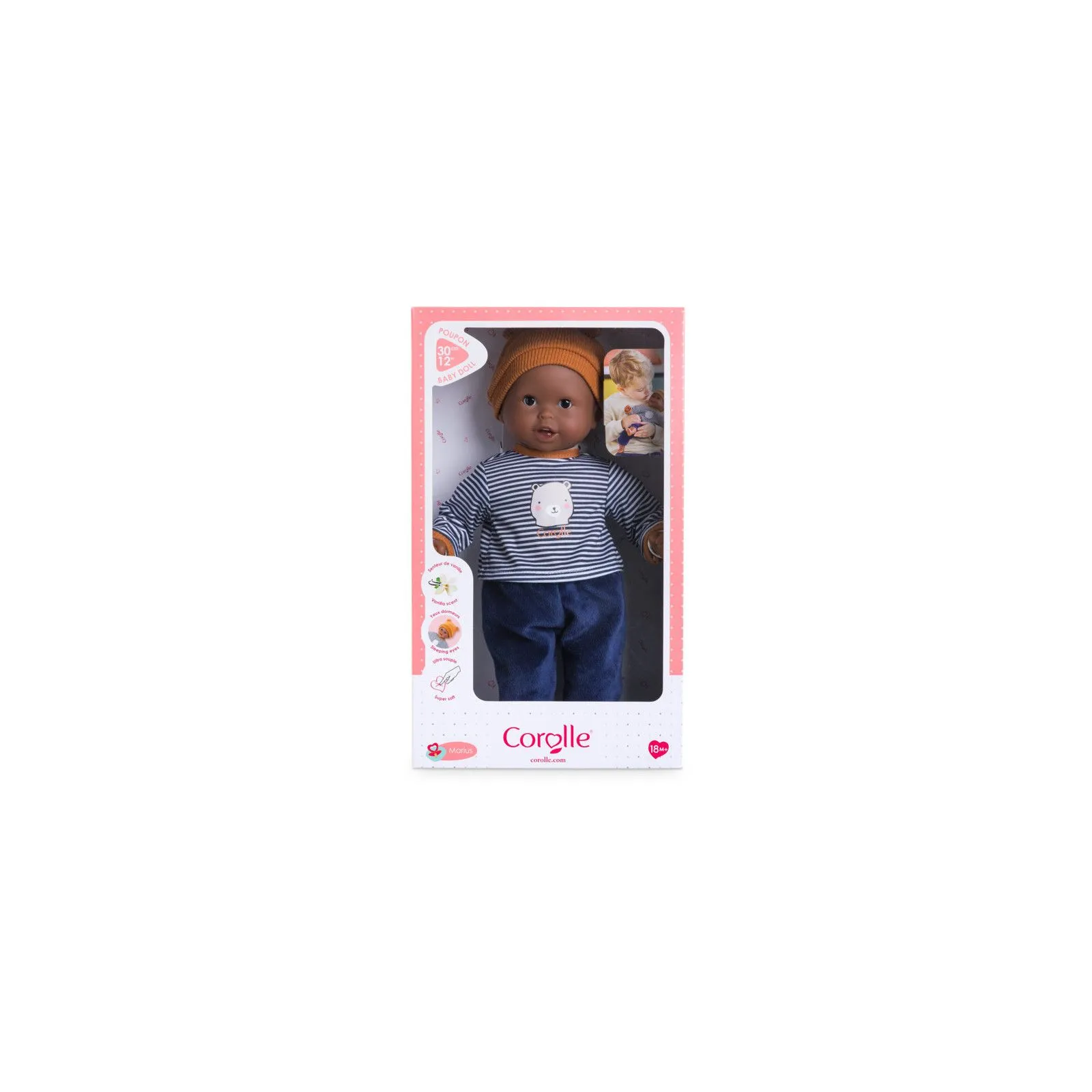 Corolle Poupon Bébé Calin Marius - Ourson – vue 7 – Poupées Corolle