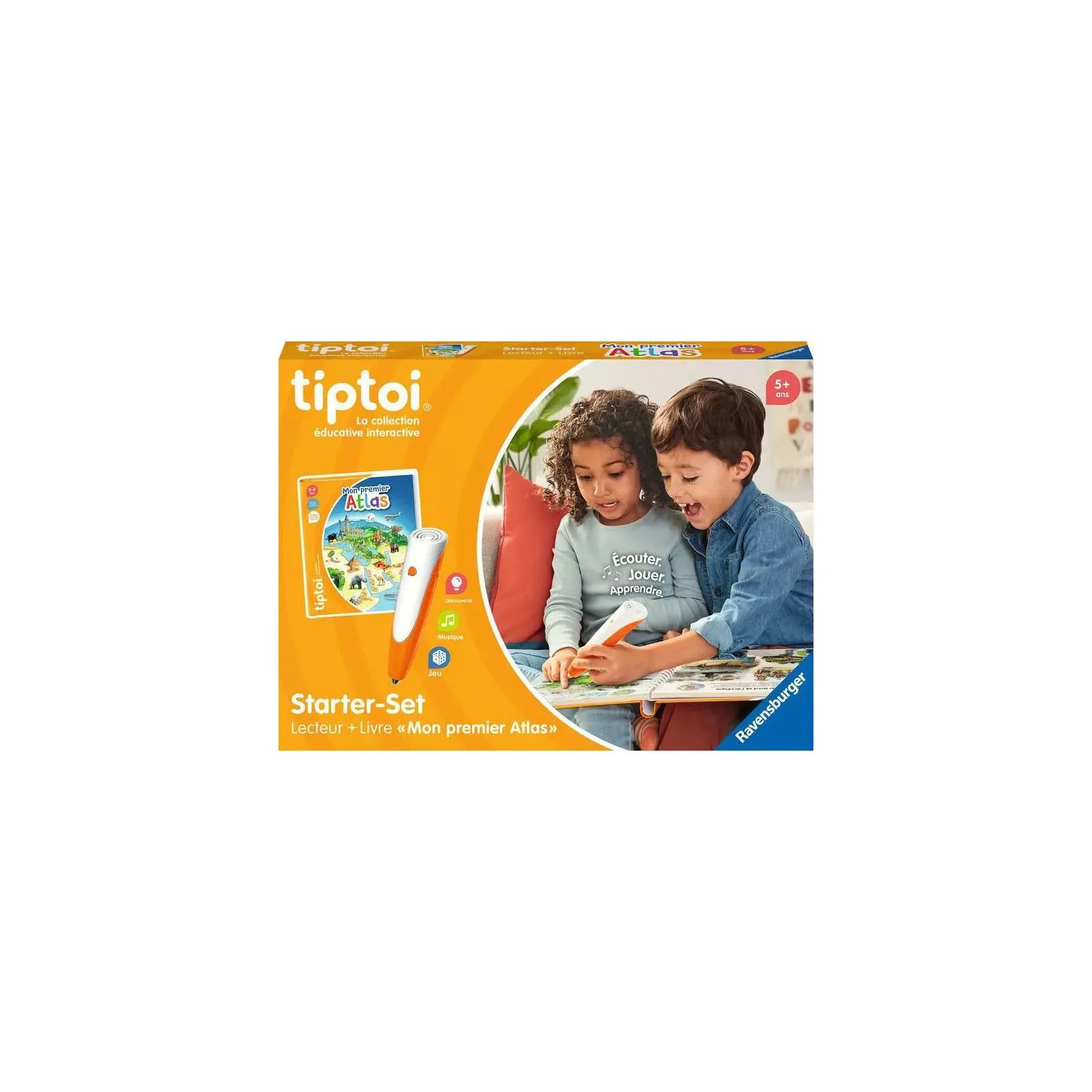 Ravensburger tiptoi Starter Set - Mon premier Atlas – vue 1 – Educational kits