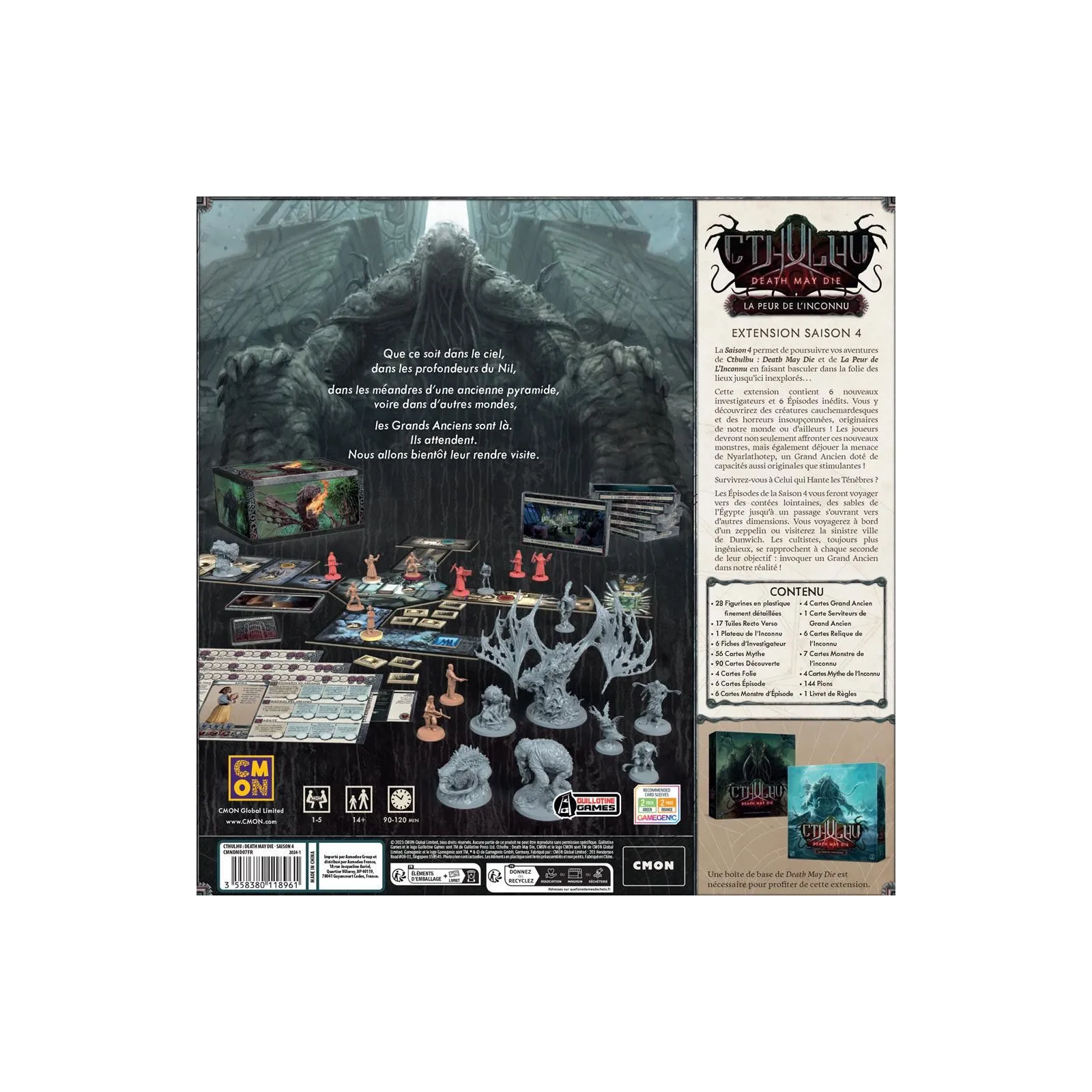 CMON Cthulhu Death May Die - Saison 4 (Ext.) – vue 4 – Cthulhu Death May Die