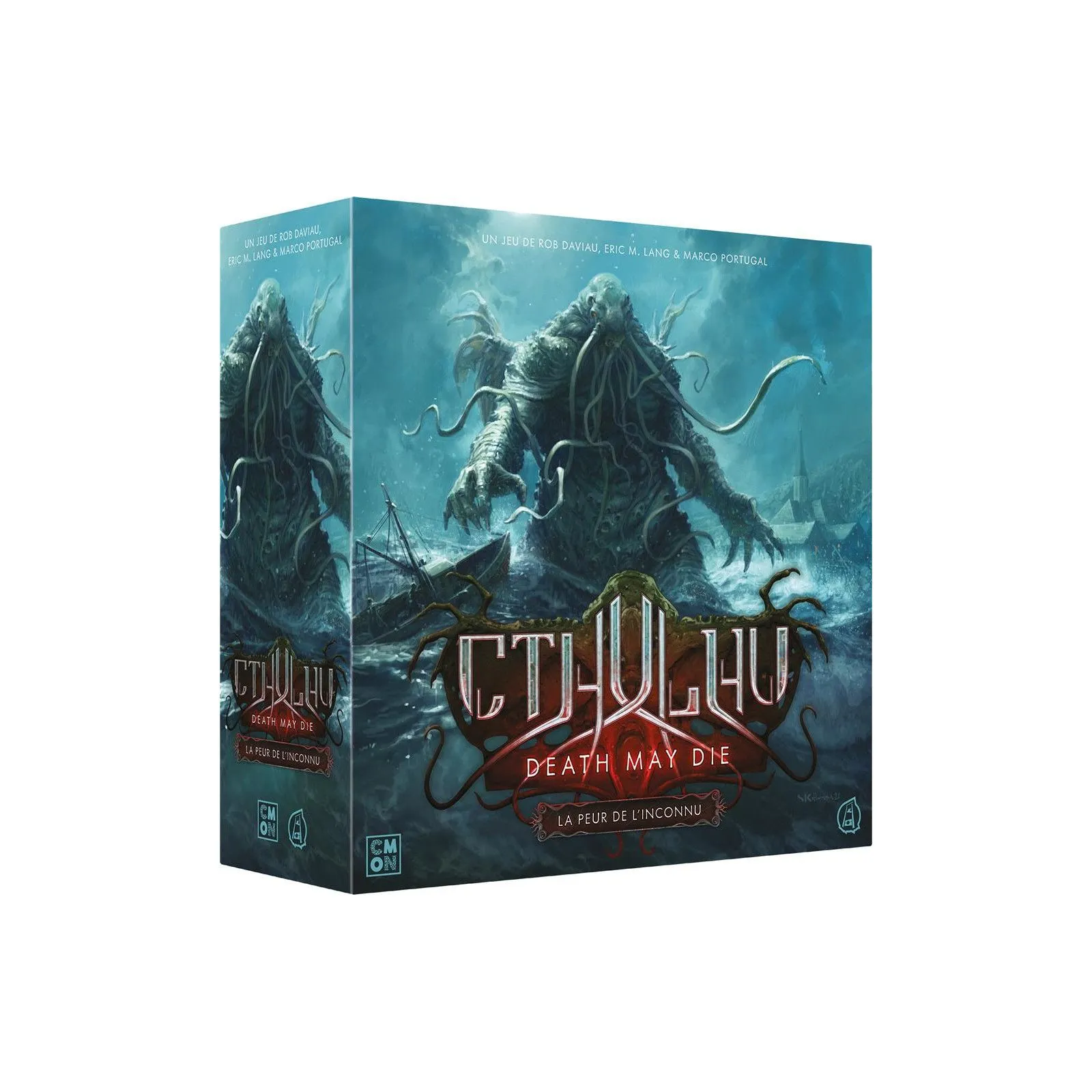 CMON Cthulhu Death May Die - Peur de l'inconnu - Boîte de base – vue 1 – Cthulhu Death May Die