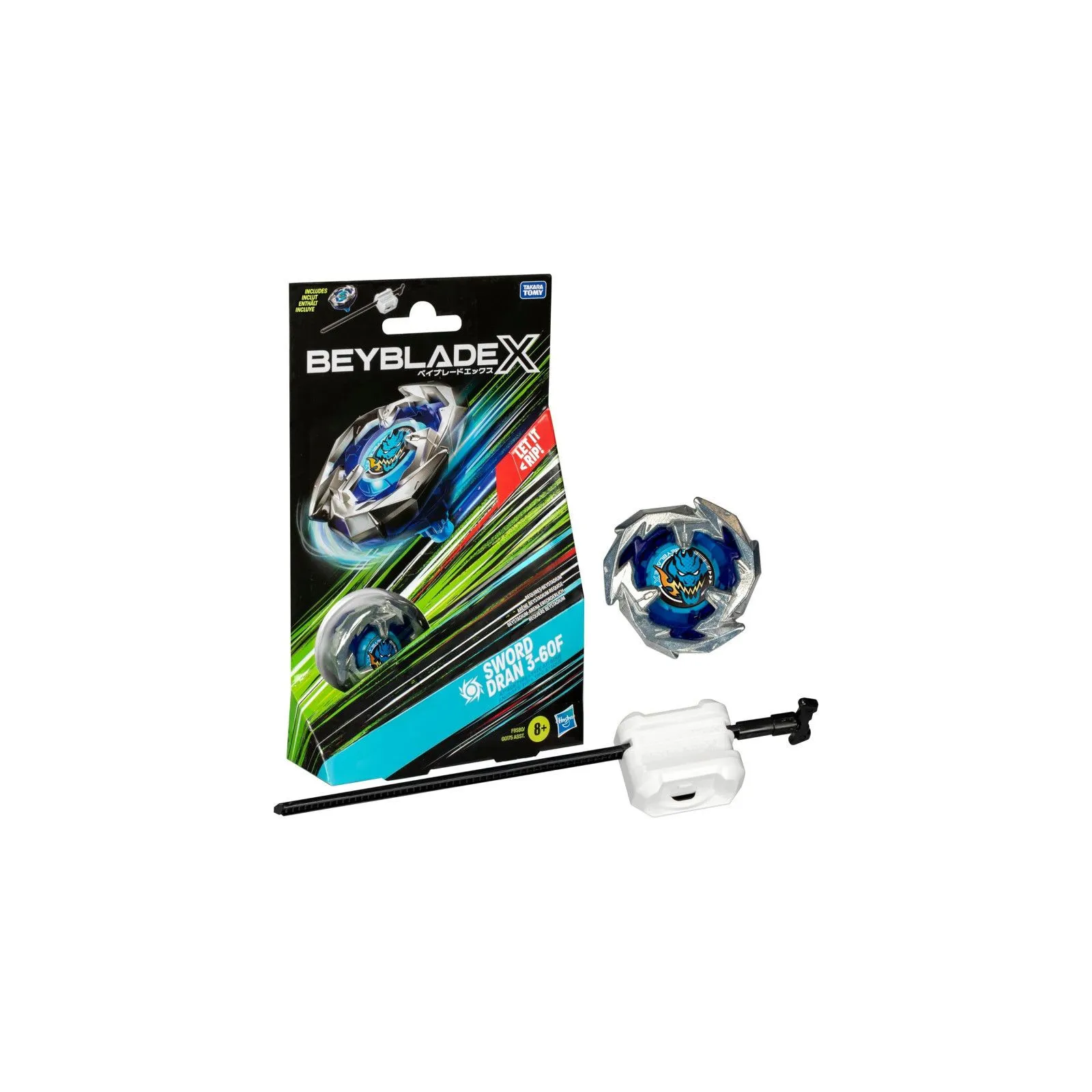 Hasbro 🌀 Beyblade X - Starter Pack - Sword Dran 3-60F – vue 1 – Beyblade