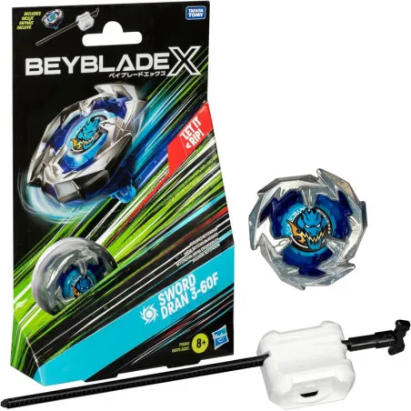 Hasbro 🌀 Beyblade X - Starter Pack - Sword Dran 3-60F – vue 1 – Beyblade