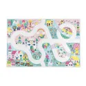Janod Tapis avec circuit Royaume enchanté - Cross Roads – vue 1 – Garages et accessoires