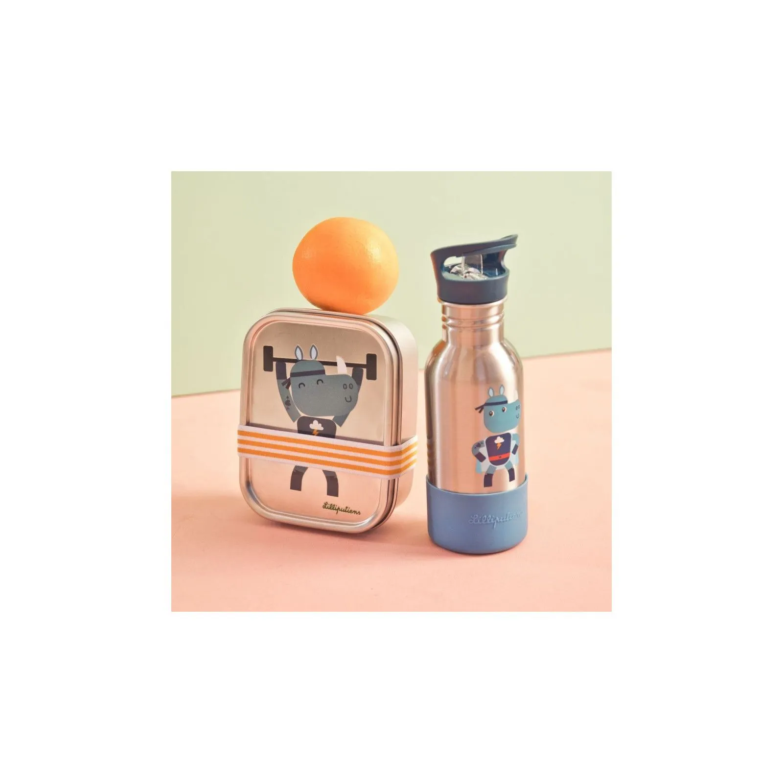 Lilliputiens Lunch Box Super Marius – vue 2 – Boîte à tartine, fruit et snack