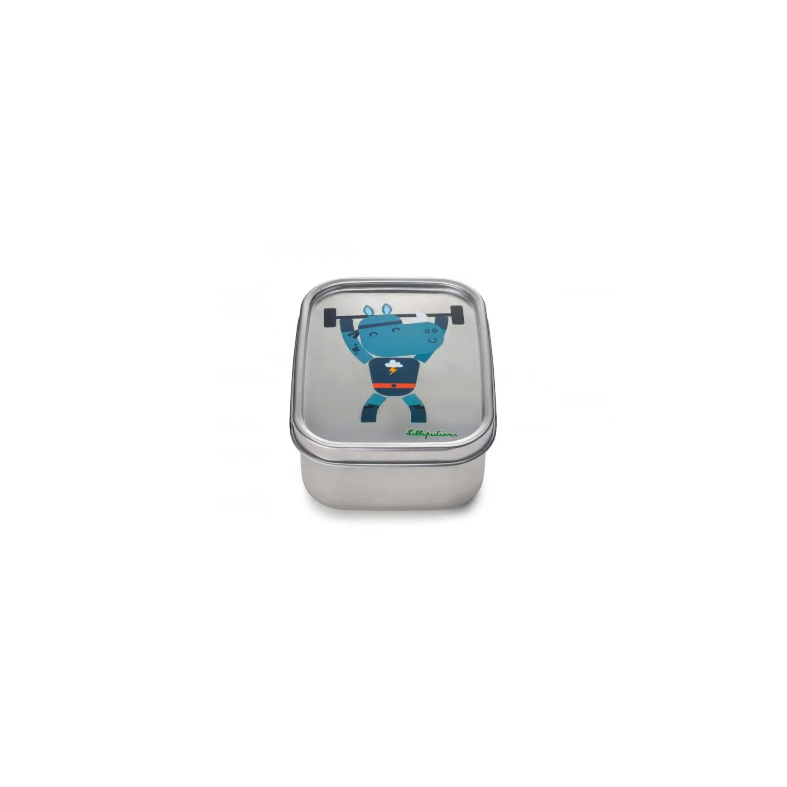 Lilliputiens Lunch Box Super Marius – vue 5 – Boîte à tartine, fruit et snack