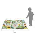 Janod Tapis avec circuit Campagne - Cross Roads – vue 4 – Garages et accessoires