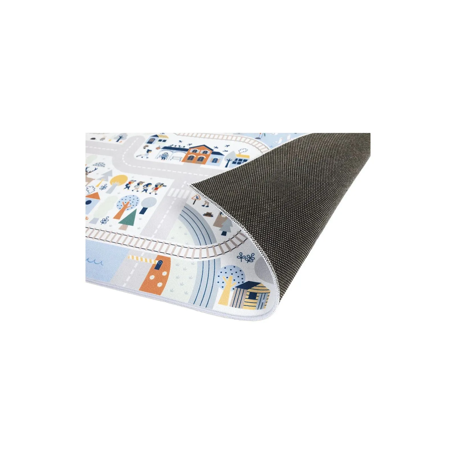 Janod Tapis avec circuit Vallée blanche - Cross Roads – vue 5 – Garages et accessoires