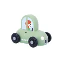 Janod Green wooden car City - Cross Roads – vue 1 – Miniature vehicles
